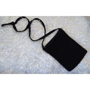 Crochet Black Purse